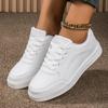 Fashion Women Casual Sneakers Leather Platform Sneakers for Women Classics Comfort Skateboarding Shoes Non-Slip