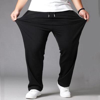 Sportliche lange Hosen für Herren in Übergröße, schnell trocknend, für Fitness, lässig, lange Hosen, bequeme lange Hosen