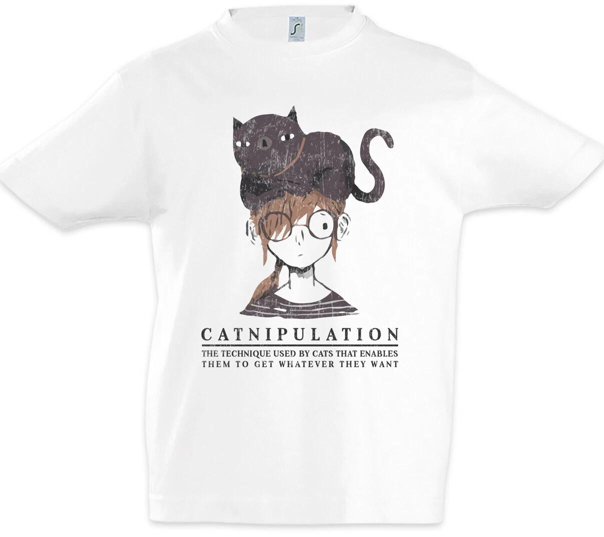 Catnipulation Kids Boys kids boys T-Shirt Cats Love Love Fun Meow Cat Cats Love 100