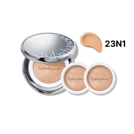 Sulwhasoo Perfecting Cushion (Main + 2 Refills Set) 15g*3 (SPF50+ / PA+++) 23N1