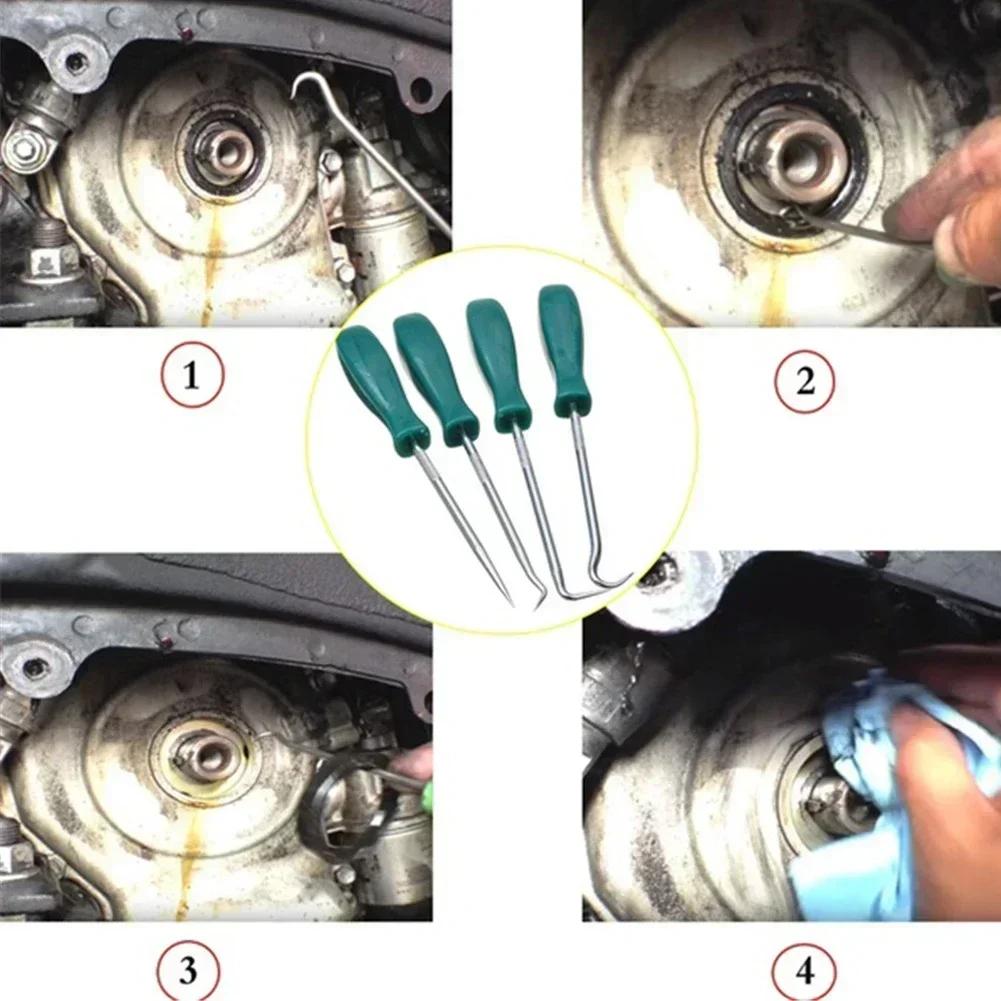 4pcs Oil Seal Hook Screwdriver Car Repair Tool Printer Toner Cartridge Tool