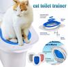 Pet Cat and Dog Toilet Training Artifact Kit Sand Tray Toilet Removable Reusable Trainer Toilet Pet Cleaning Training Products