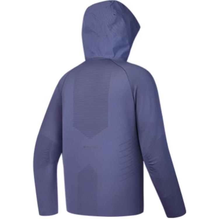 Fila Fitness Comfortable Hooded Jacket Men Jackets Light-Gray Blue A11M441704F-BU