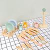 Children'S Early Education Educational Simulation Tableware Set Combination Set, Kindergarten Kitchen Play House Wooden Toys