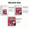 BNA 2D Flat Pattern Flannel Blanket High quality All Seasons Warmth and Comfort Perfect for Christmas Gifts.