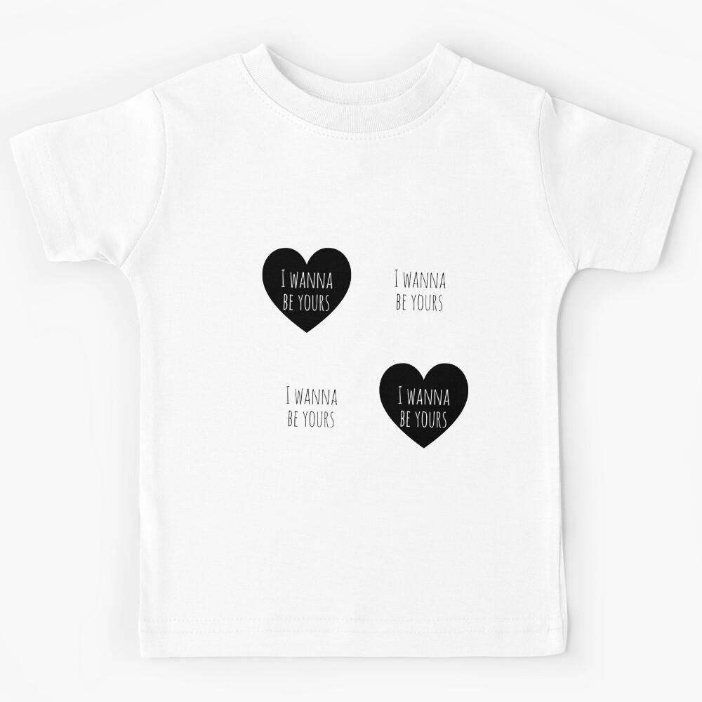 I wanna be yours hearts sticker pack Kids T-Shirt 140