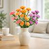 14-flower Artificial Carnation Bouquet DIY Home Wedding Photography Decoration  Home Decor