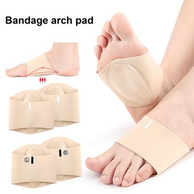 1 Pair Foot Arch Support Brace Flat Feet Fallen Arches Cushioned Wrap Men Women Plantar