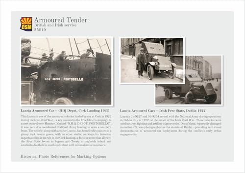 Copperstate Models 1/35 British 1Z Armored Truck Irish Civil War Plastic Model Kit COP35019 (Military Vehicle)