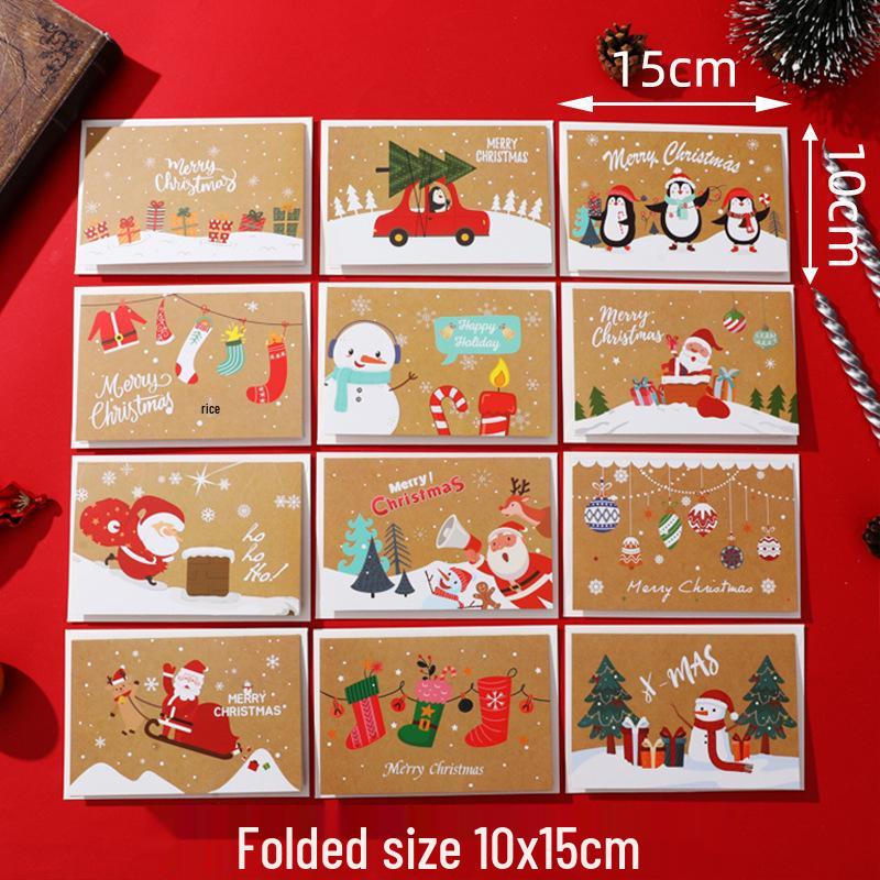 3D Christmas Music Greeting Card - Mini Cartoon Design for Children