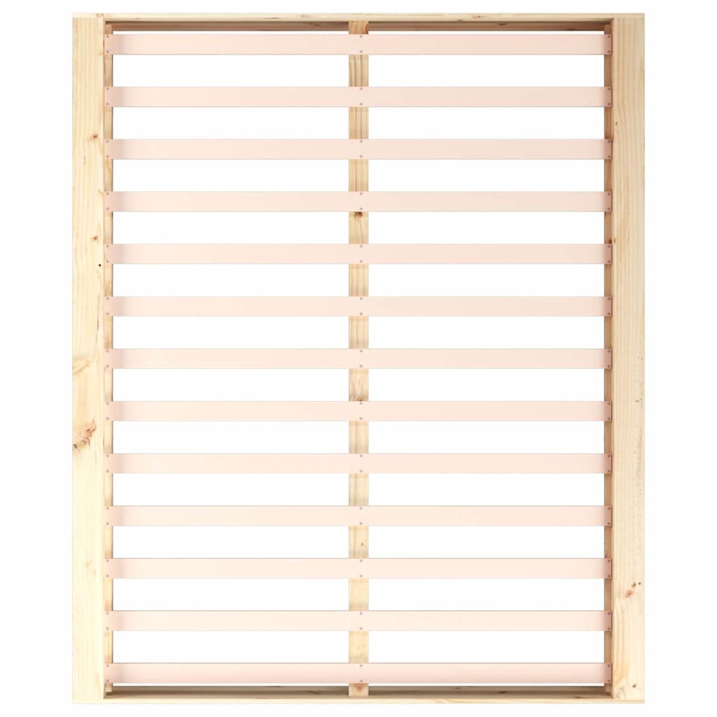 vidaXL Massivholzbett 120x200 cm