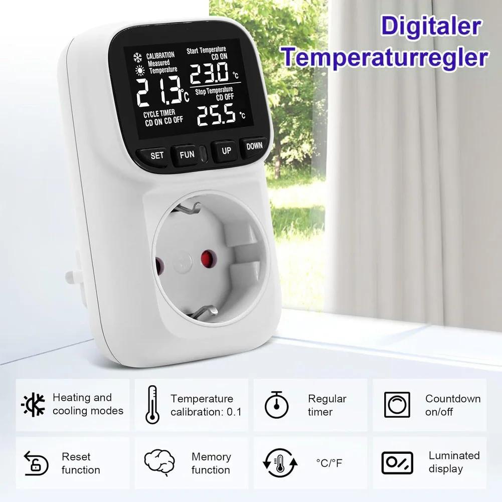 

Digital Thermostat Socket 230 V Metal Sensor with Accurate Temperature Control for Various Environmental Applications China Mainland
