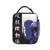 The Glitch In the Ghost Insulated Lunch Bags Large Ghost In The Shell Reusable Cooler Bag Tote Lunch Box  Food Storage Bags