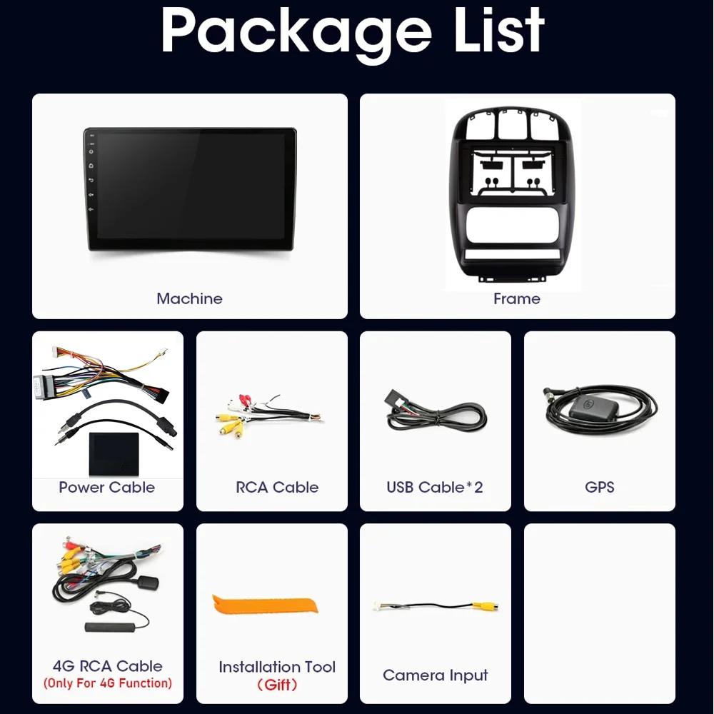 Android 12 Car Radio For Dodge Caravan Chrysler Pacifica 2006-2012 Multimedia Video Player Navigation GPS Auto Carplay Autoradio