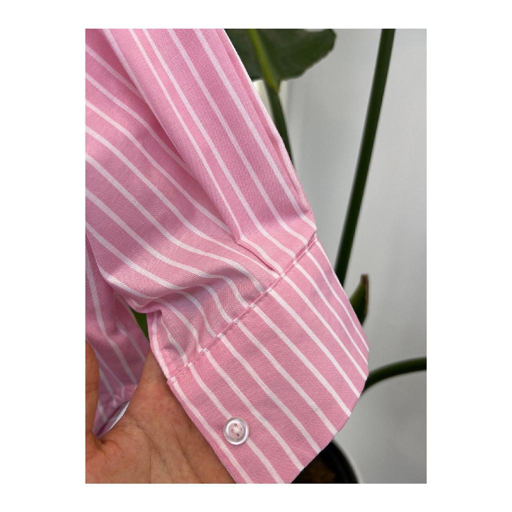 Striped Oversized Women's Shirt