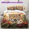 Watercolor Animal Painting Pattern Bedding,Quilt Set Quilt Cover Pillowcase Home Birthday Gift (1*duvet Cover+2*pillowcase,without Core)