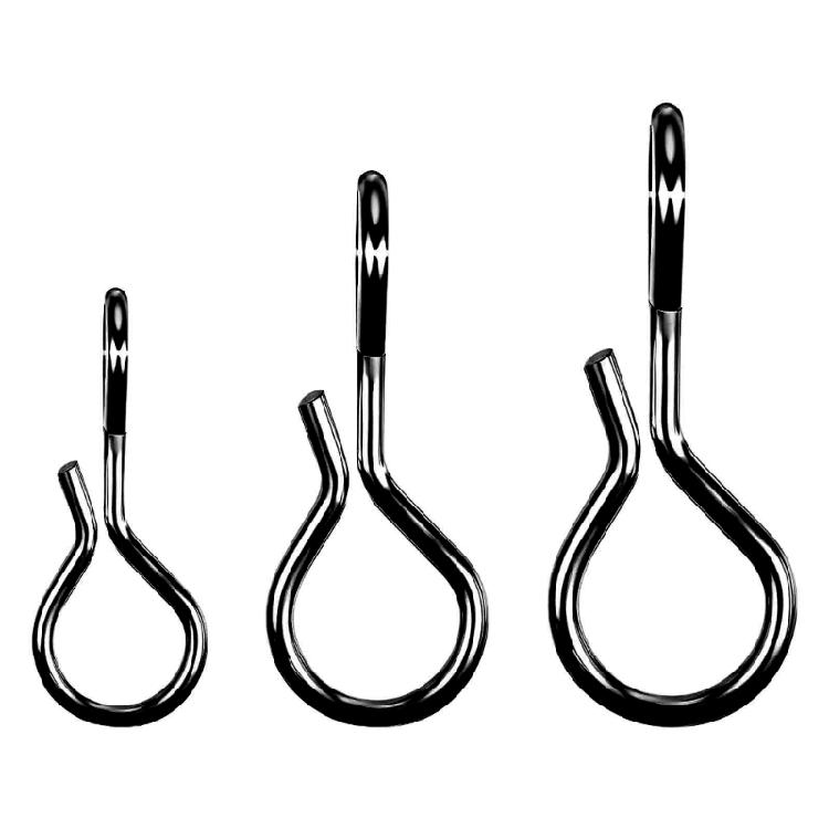 Quick Change Lure Clip for Hook Lures Fly Fishing Snap Stainless Fishing Connector Lure Change Clip