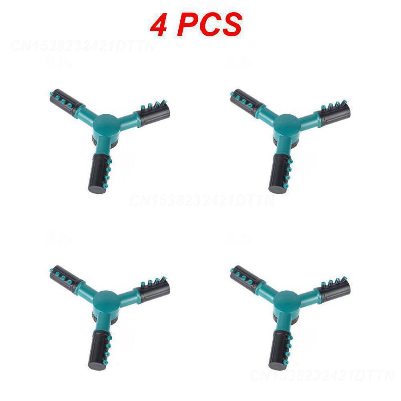 1~5 Pezzi Irrigatori a Spruzzo per Prato Stabile ABS Tre Punte Irrigatore da Giardino Ugello a Tre Punte