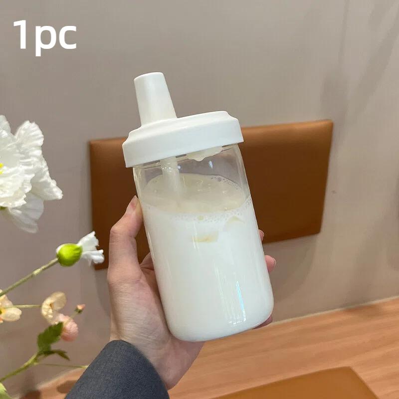 500ml water bottle, straw cup, juice, milk with lid, plastic cup, straw, tea and coffee cup, large capacity beverage