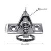Marine Boat Deck Hinge Mount Bimini Top Fitting Hardware 316 Stainless Steel