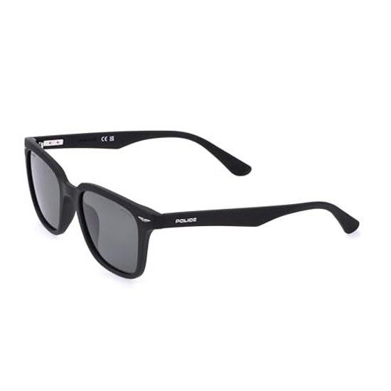 POLICE Polarized Sunglasses SPLE01 U28Q 52 Mens UV Cut Lightweight Wellington Matte Black Frame Gray Green Lens