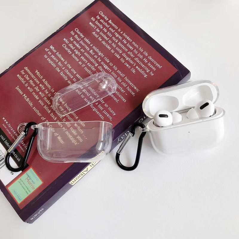 Simple and Transparent TPU Soft Shell Apple AirPods 4th Generation/pro2 Wireless Bluetooth 3rd Generation Earphone Cover Anti-drop