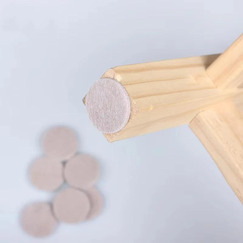 Felt Chair Leg Pads 2mm Self Adhesive Furniture Leg Feet Rug Felt Pads Anti Slip Mat Bumper Damper For Chair Table Protector