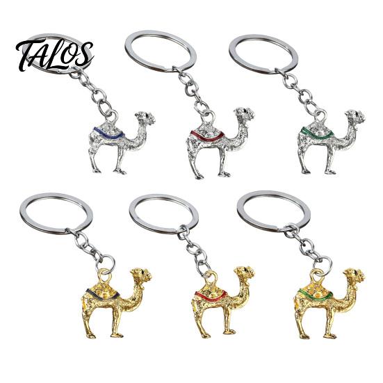 Alloy Camel Keychain for Backpack, Animal Shaped Decorative Pendant Metal Keyring Pendant, Handbags Backpack Accessories Men Women