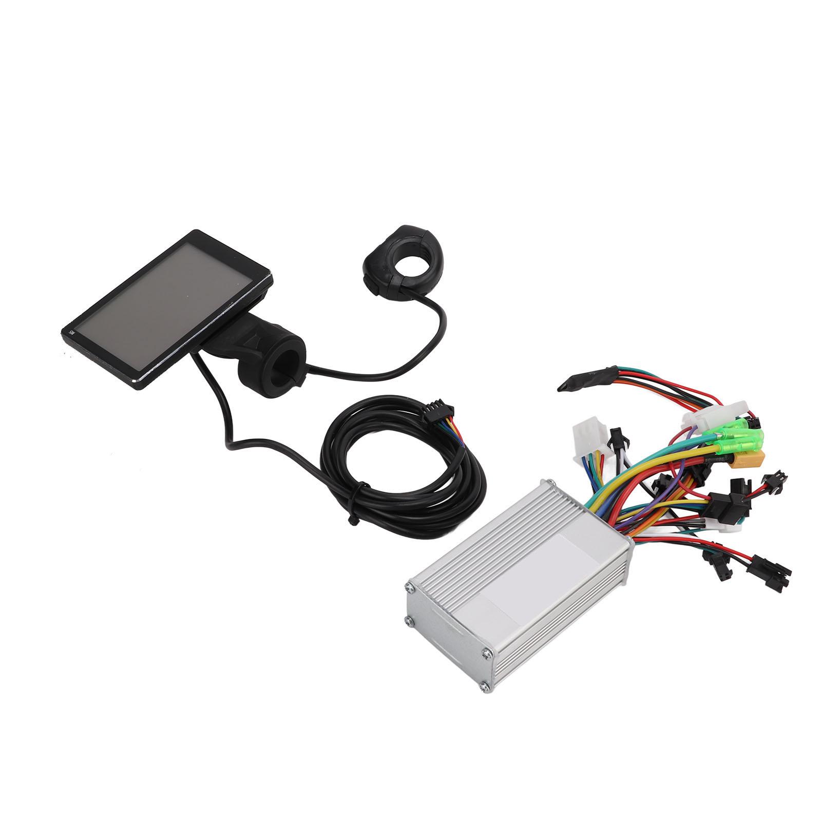 

Electric Bike 36 48 60V 350W Motor Brushless Controller 3 Mode Sine Wave Controller Kit with LCD Display Panel