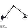 3 Long Arm LED Wall Lights Fixtures Adjustable Swing Loft Industrial Vintage Wall Sconce Luminaire Retro Stair Light