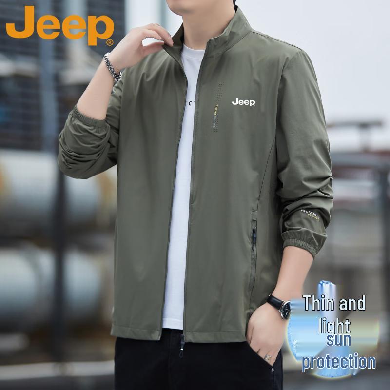 JEEP Men s Summer Ice-Feel Sun Protection Jacket 6XL