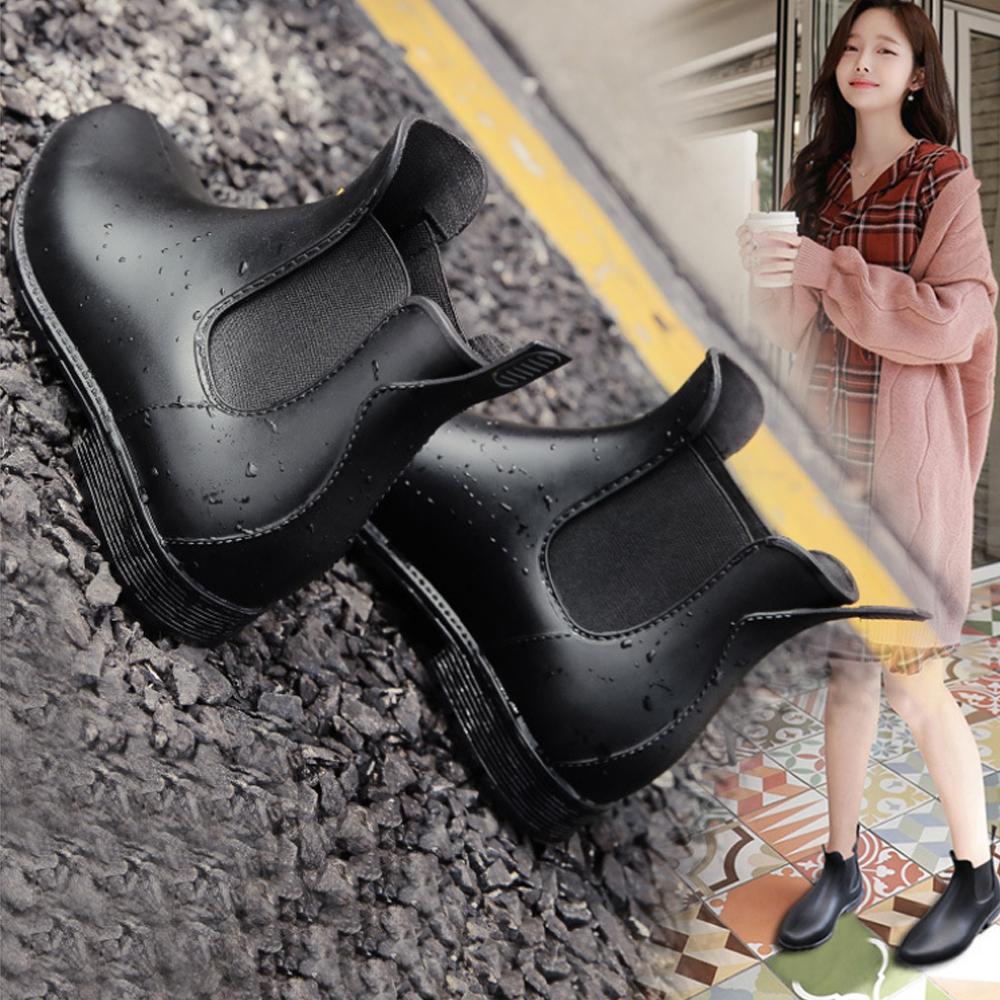 Botas impermeables para mujer Rain Wellies zapatos invierno botines de  tacón bajo comprar a buen precio — entrega gratuita, reseñas reales con  fotos — Joom