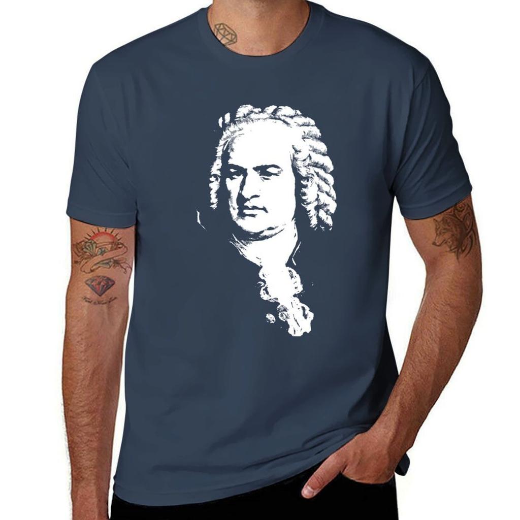 Johann Sebastian Bach Tshirt Plus Size Loose Short Sleeve Top