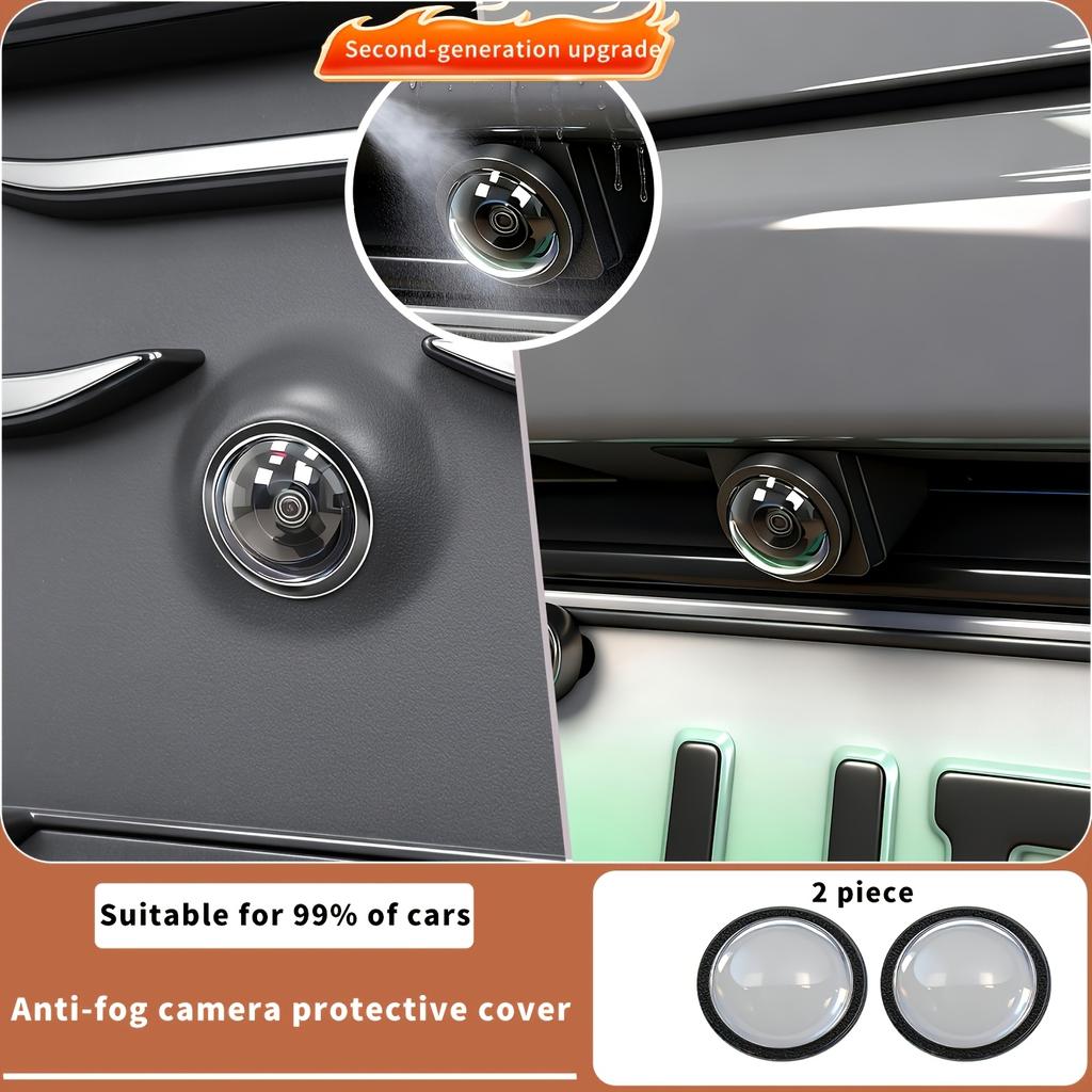2/4pcs Car Camera Lens Scratch Protector Cover Car Camera Lens Guards Waterproof And Dustproof Protection for Most SUV Sedan