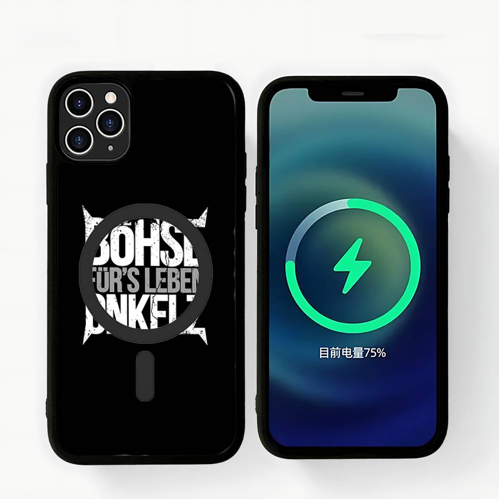 B-Bohse O-Onkelz Band Nero Per Custodia Magnetica Telefono Per IPhone 16 15 17 Pro Max 11 12 13 14 Plus Cover