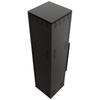 Wood burning steel stove KRATKI REN/L right Ø 150 7 kW black thermotec