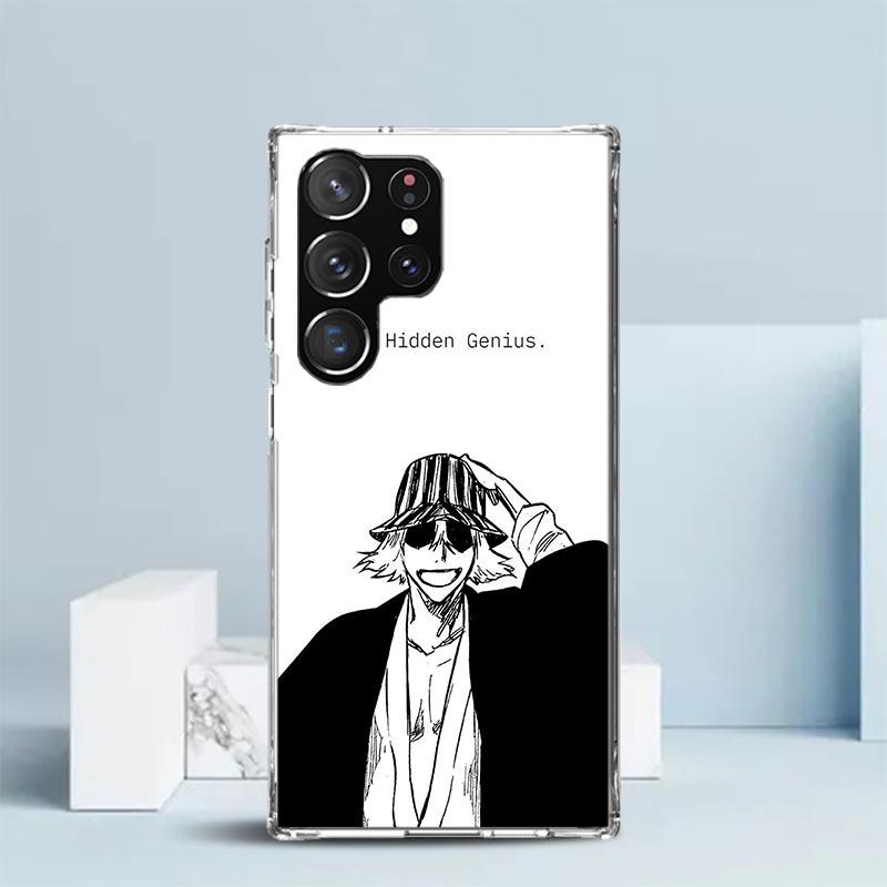 Bleach Kisuke Urahara Phone Case For Samsung Galaxy S24 S25 Edge S26 Ultra S22 S23 Plus S21 + S20 FE Soft TPU Back Cover Galaxy