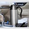 Stainless Steel Fast Boil, Portable Electric Hot Water Kettle for Tea and Coffee,750ml Car Electric Kettle Thermal Mug
