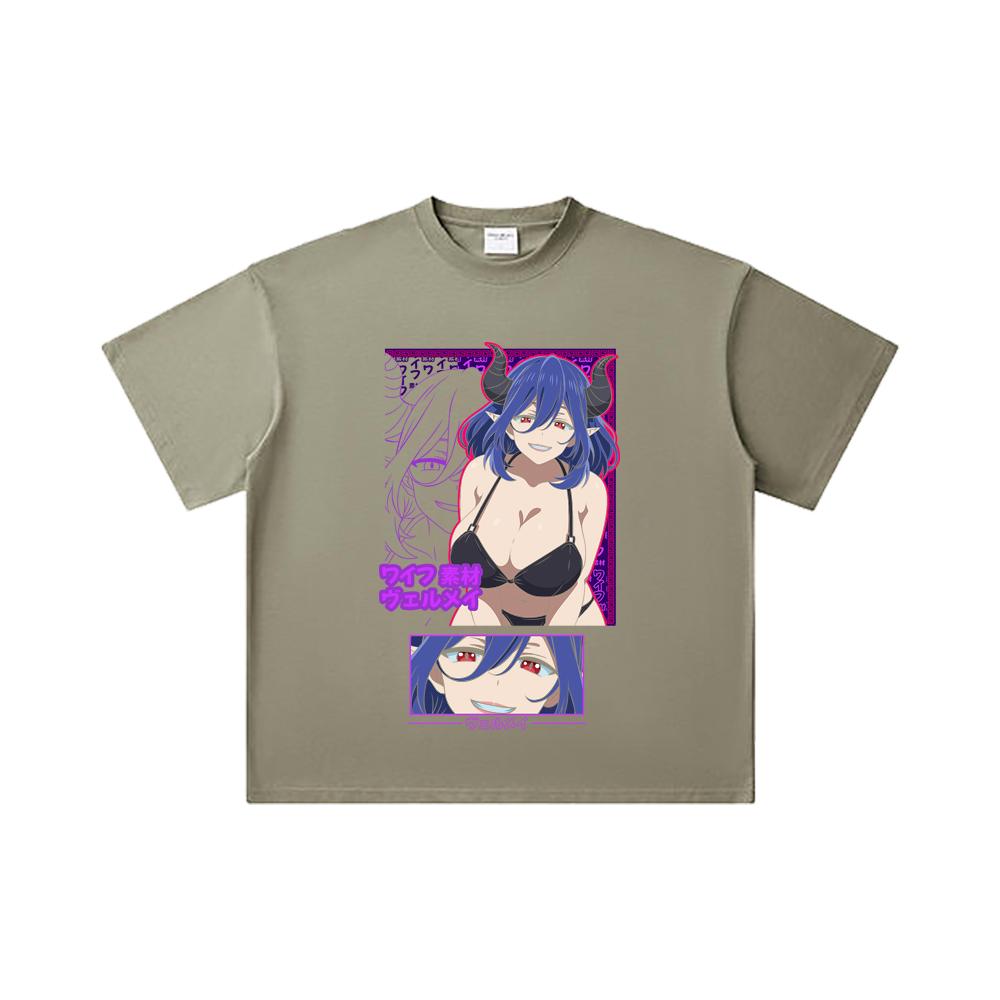 260 GSM Double Yarn 32 Count 100% Cotton Vermeil In Gold V1 Vermeil Waifu Print Unisex Heavy Cotton T Shirt