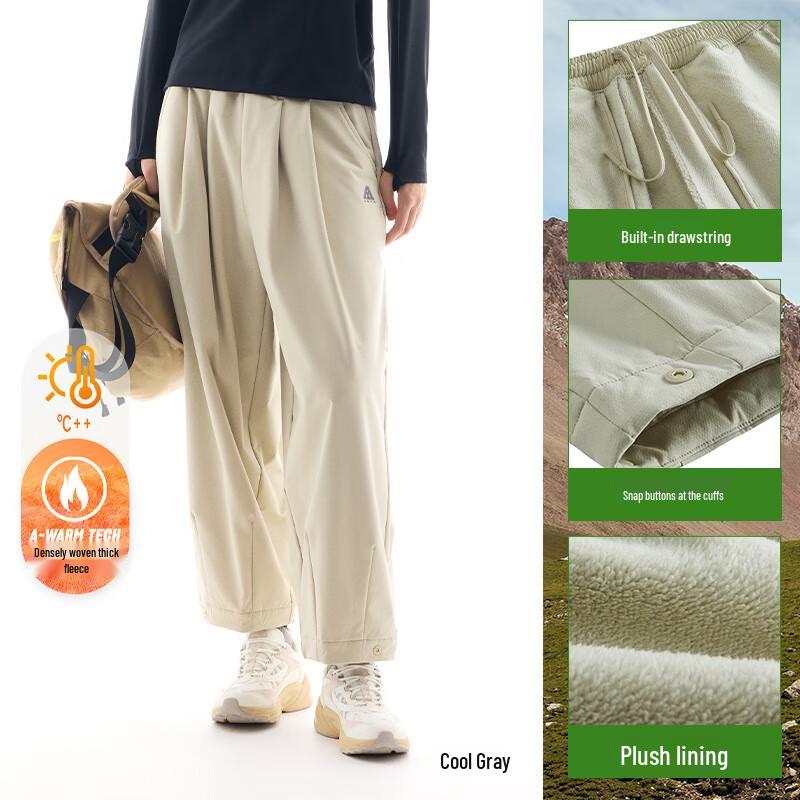 Anta Women s Winter Fleece-Lined Outdoor Hiking Pants XL