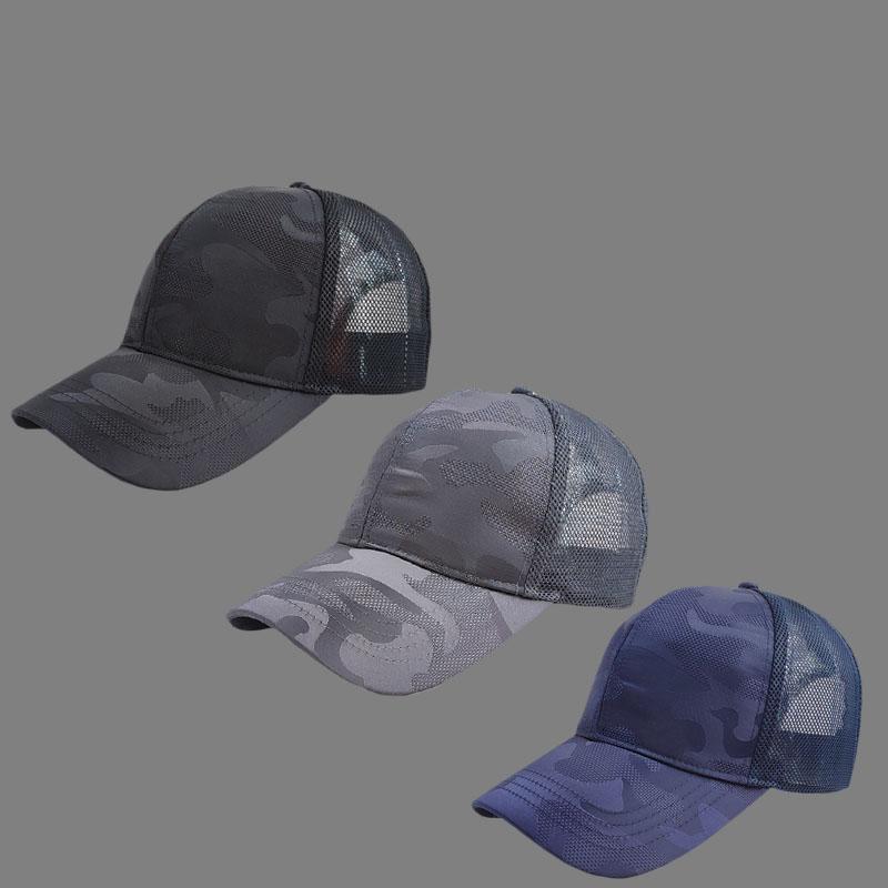 Big Size Mesh Hard Top Baseball Cap For Men Summer Breathable Outdoor Riding Trend Shading Sun Protection Cap Male 62Cm