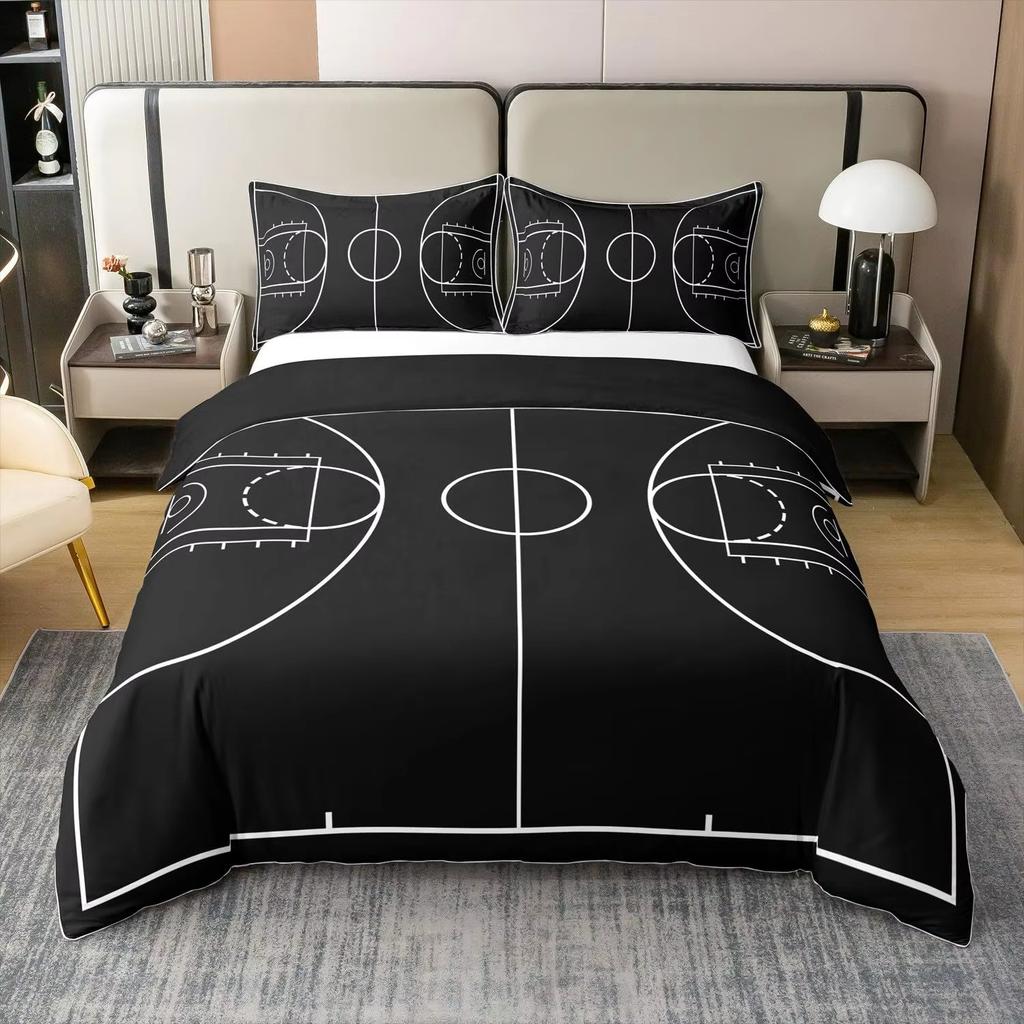 Basketball Down Comforter Set Bedding Set 3-piece Duvet Cover Set