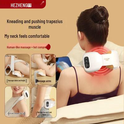 HEZHENG Neck and Shoulder Kneading Massager CN Plug (adapter Included)