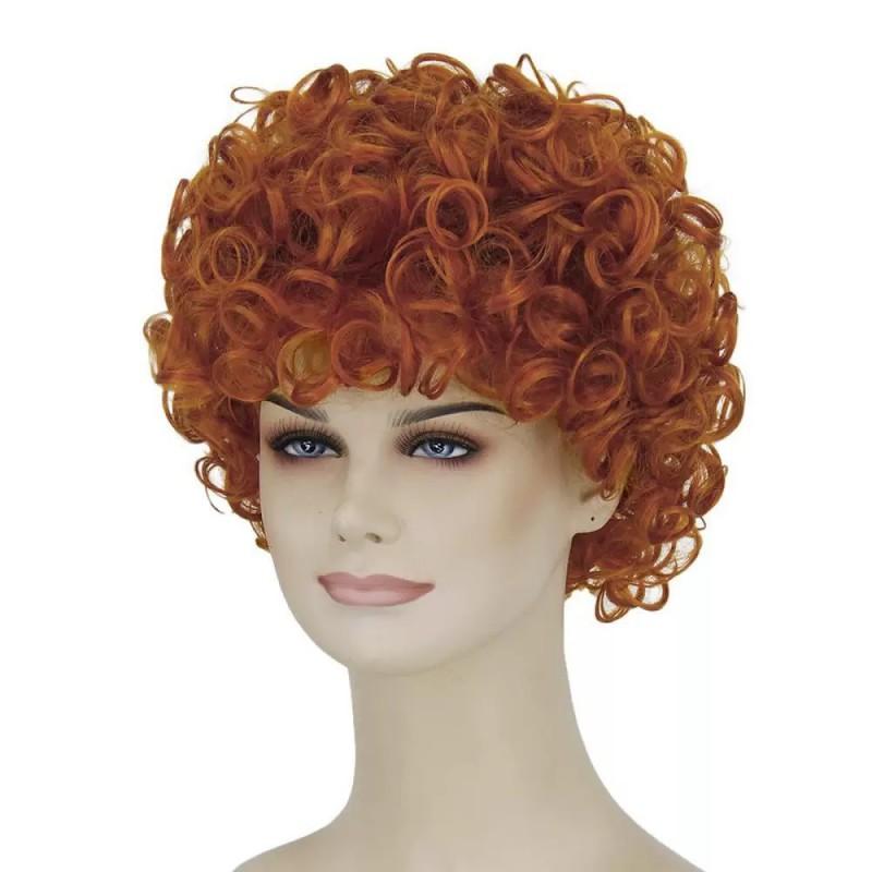 Pánská krátká afro paruka 70. léta Disco kudrnatá Halloweenská kostýmová párty