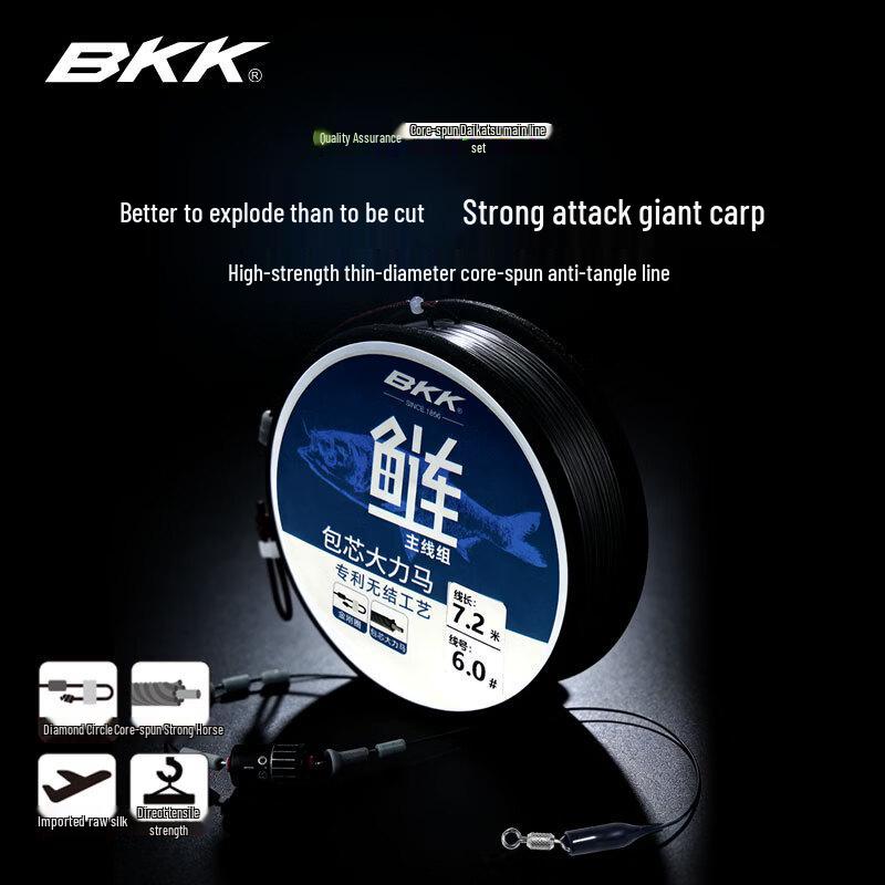 BKK Knotless Core-filled Sinking Dyneema Mainline Rig Line #8