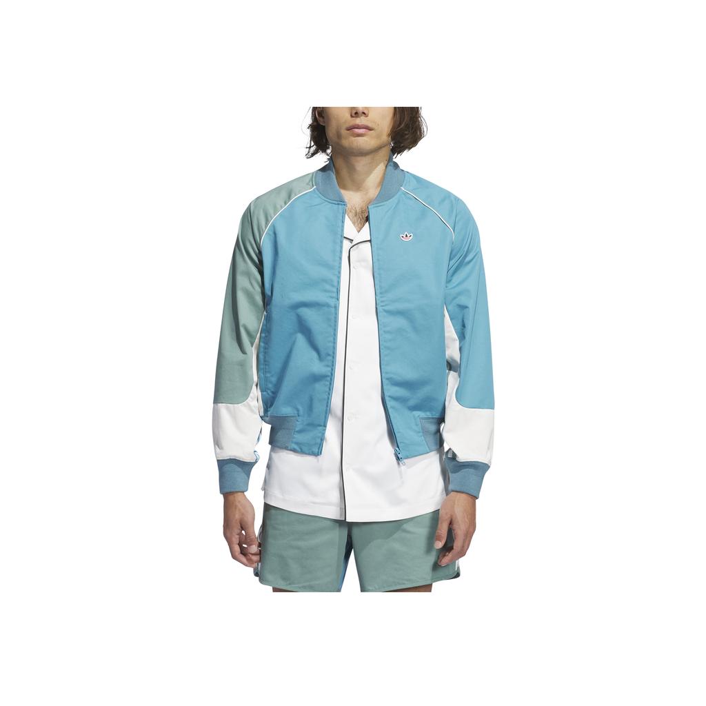 Adidas X CLOT Edison Chen Collegiate Jacket Blue Unisex Streetwear IY6520