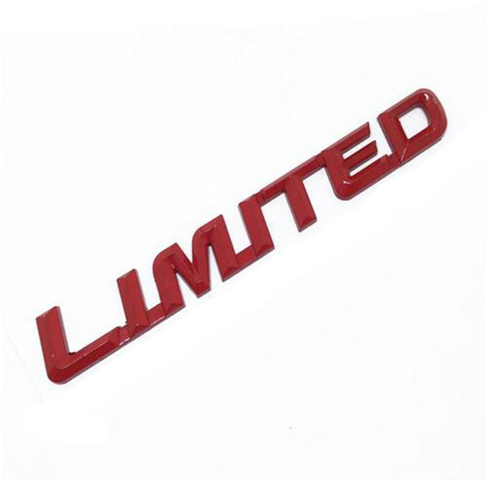

DSYCAR 1Pcs Fashion 3D Metal LIMITED Car Sticker Emblem Badge for Universal Cars Moto Bike Decorative Accessories New червоний