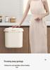 Wall-Mounted Trash Can with Lid for Bathroom, Kitchen, and Crevice Spaces - High-End Storage Solution