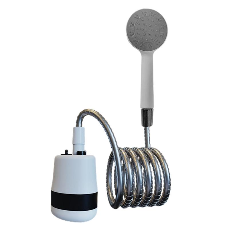 Portable Outdoor Shower Rechargeable Camping Shower Pump Handheld Electric Shower for Camping, Hiking, Traveling