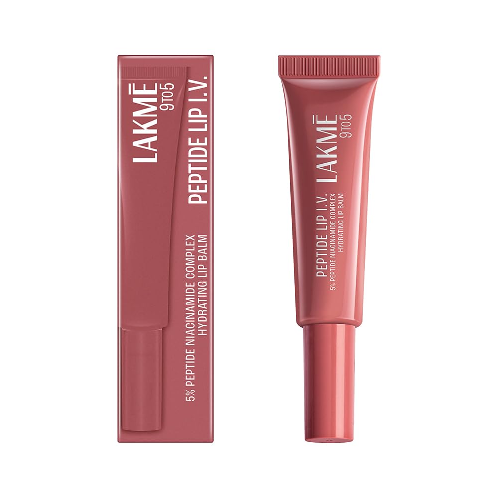 Lakme Peptide Lip IV with 5% Peptide-Niacinamide Complex, For Intense Hydration With A Serum-Like Texture That Visibly Plumps, Smoothens, and Repai